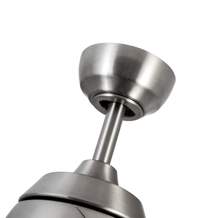 Thalia 54"Ceiling Fan Brushed Nickel/Matte White-Fans-Kuzco Lighting-Lighting Design Store