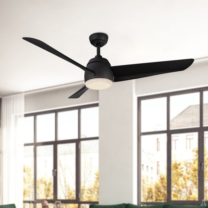 Thalia 54"Ceiling Fan Matte Black-Fans-Kuzco Lighting-Lighting Design Store