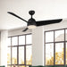 Thalia 54"Ceiling Fan Matte Black-Fans-Kuzco Lighting-Lighting Design Store