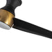 Thalia 54"Hugger Fan Brushed Gold/Matte Black-Fans-Kuzco Lighting-Lighting Design Store