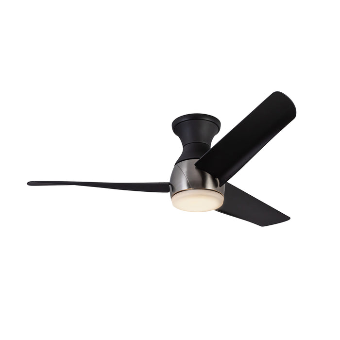 Thalia 54"Hugger Fan Brushed Nickel/Matte Black-Fans-Kuzco Lighting-Lighting Design Store