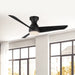 Thalia 54"Hugger Fan Matte Black-Fans-Kuzco Lighting-Lighting Design Store