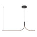 Thread LED Linear Pendant Black-Linear/Island-Kuzco Lighting-Lighting Design Store