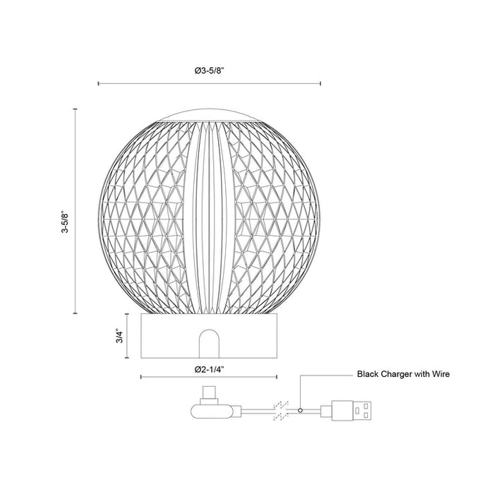 Marni LED Table Lamp-Lamps-Alora-Lighting Design Store