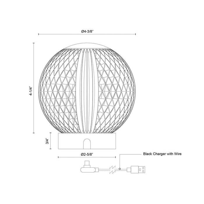 Marni LED Table Lamp-Lamps-Alora-Lighting Design Store