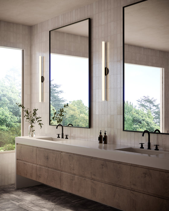 Tole LED Wall Sconce Black