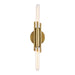 Torres Two Light Vanity Vintage Brass-Bathroom Fixtures-Alora-Lighting Design Store