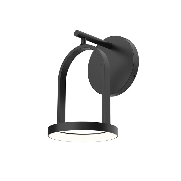 Trek LED Wall Sconce Black-Exterior-Kuzco Lighting-Lighting Design Store