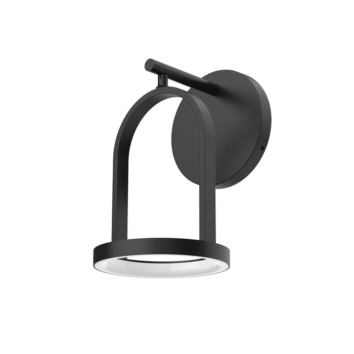 Trek LED Wall Sconce Black-Exterior-Kuzco Lighting-Lighting Design Store