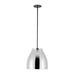 Trinity LED Pendant Black/Chrome-Mini Pendants-Kuzco Lighting-Lighting Design Store