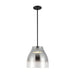 Trinity LED Pendant Black/Smoked-Mini Pendants-Kuzco Lighting-Lighting Design Store