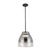 Trinity LED Pendant Black/Smoked-Mini Pendants-Kuzco Lighting-Lighting Design Store