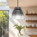 Trinity LED Pendant Black/Smoked-Mini Pendants-Kuzco Lighting-Lighting Design Store