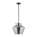 Trinity LED Pendant Black/Chrome-Pendants-Kuzco Lighting-Lighting Design Store
