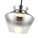 Trinity LED Pendant Black/Smoked-Pendants-Kuzco Lighting-Lighting Design Store