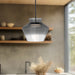 Trinity LED Pendant Black/Smoked-Pendants-Kuzco Lighting-Lighting Design Store