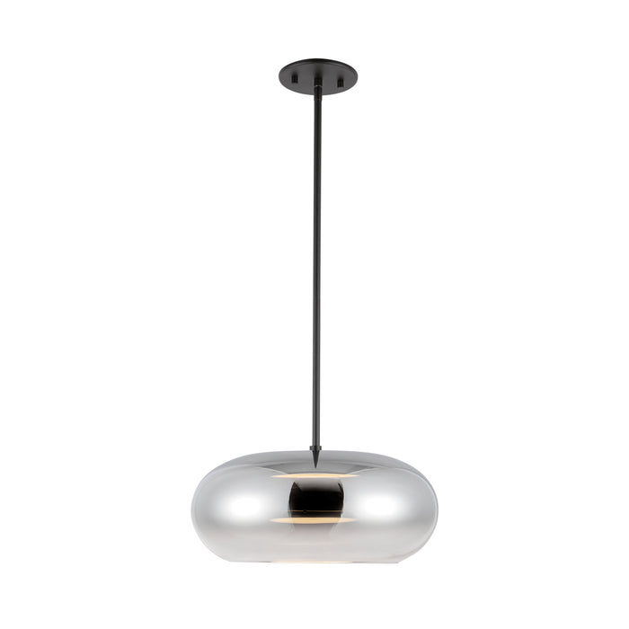 Trinity LED Pendant Black/Chrome-Pendants-Kuzco Lighting-Lighting Design Store