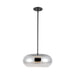 Trinity LED Pendant Black/Chrome-Pendants-Kuzco Lighting-Lighting Design Store
