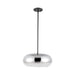 Trinity LED Pendant Black/Chrome-Pendants-Kuzco Lighting-Lighting Design Store