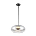 Trinity LED Pendant Black/Chrome-Pendants-Kuzco Lighting-Lighting Design Store