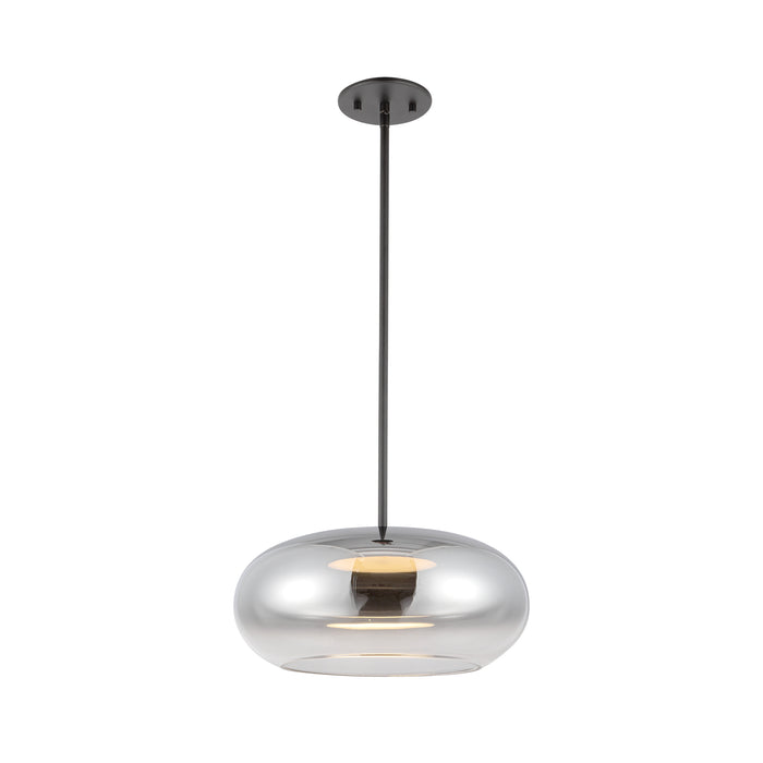 Trinity LED Pendant Black/Chrome-Pendants-Kuzco Lighting-Lighting Design Store