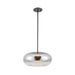 Trinity LED Pendant Black/Chrome-Pendants-Kuzco Lighting-Lighting Design Store