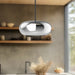 Trinity LED Pendant Black/Chrome-Pendants-Kuzco Lighting-Lighting Design Store