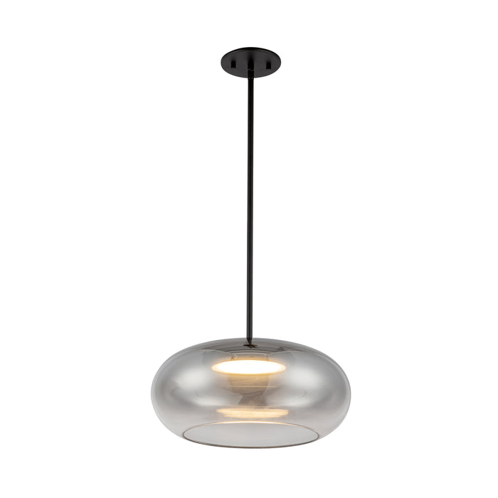 Trinity LED Pendant Black/Smoked-Pendants-Kuzco Lighting-Lighting Design Store