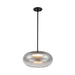 Trinity LED Pendant Black/Smoked-Pendants-Kuzco Lighting-Lighting Design Store