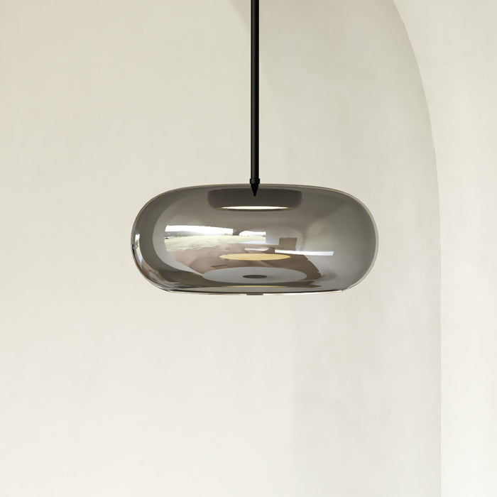 Trinity LED Pendant Black/Smoked-Pendants-Kuzco Lighting-Lighting Design Store