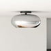 Trinity LED Semi-Flush Mount Black/Chrome-Semi-Flush Mts.-Kuzco Lighting-Lighting Design Store