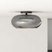 Trinity LED Semi-Flush Mount Black/Smoked-Semi-Flush Mts.-Kuzco Lighting-Lighting Design Store