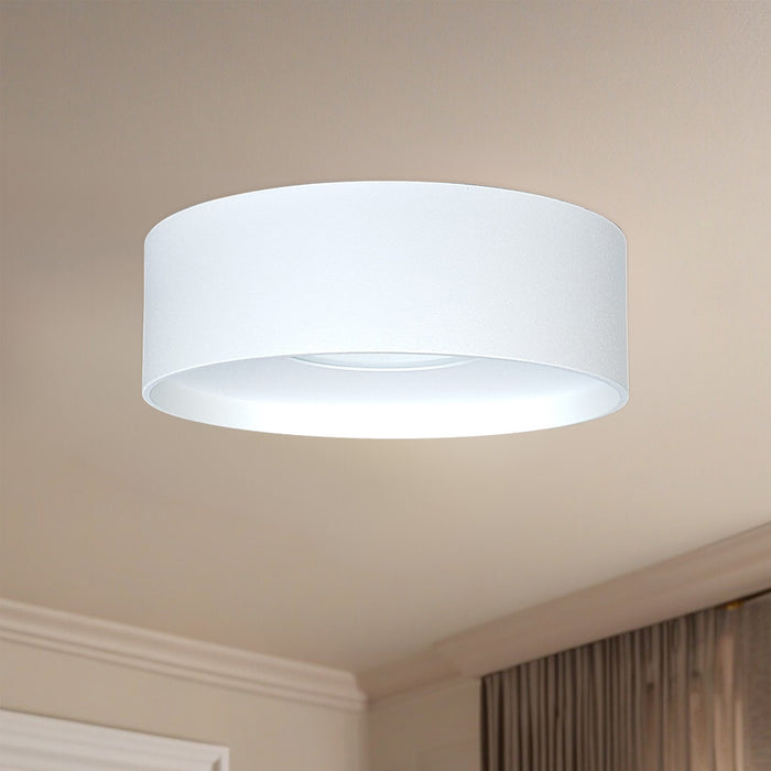 Trenton LED Flush Mount White-Flush Mounts-Kuzco Lighting-Lighting Design Store