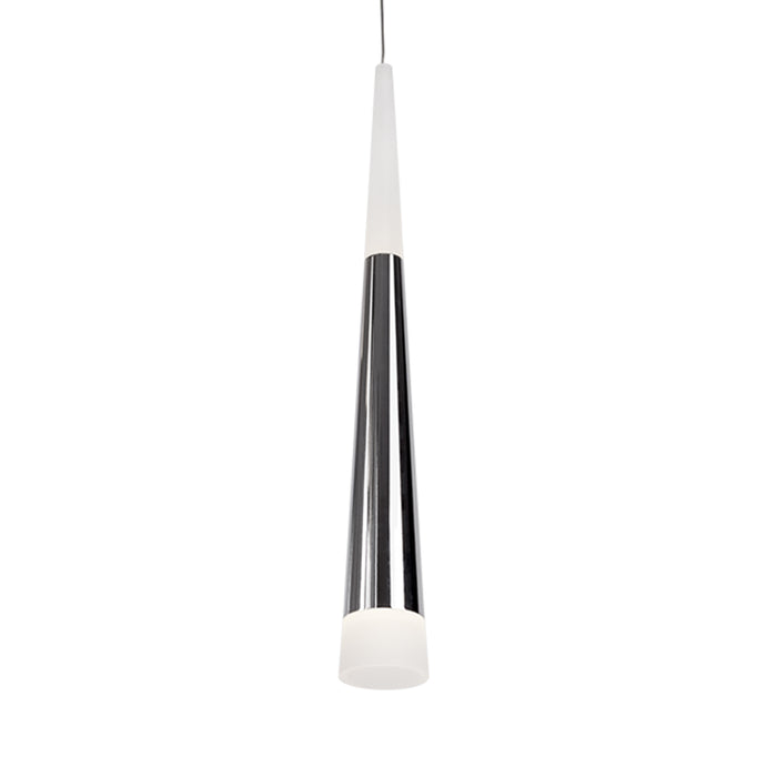 Ultra LED Pendant Chrome-Mini Pendants-Kuzco Lighting-Lighting Design Store