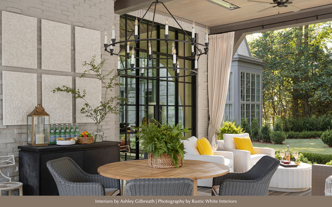 Keystone 18 Light Chandelier Aged Iron-Large Chandeliers-Visual Comfort Studio-Lighting Design Store