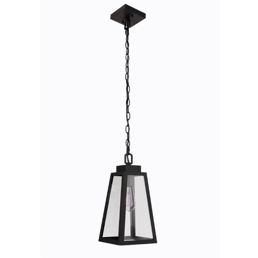 Sorano One Light Outdoor Pendant Textured Black