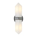 Valencia Two Light Vanity Urban Bronze/Alabaster-Sconces-Alora-Lighting Design Store