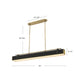 Valise LED Island Pendant Vintage Brass/Tuxedo Leather-Linear/Island-Alora-Lighting Design Store
