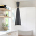 Vanderbilt One Light Pendant Black With Gold Detail-Mini Pendants-Kuzco Lighting-Lighting Design Store