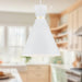 Vanderbilt One Light Pendant White With Gold Detail-Mini Pendants-Kuzco Lighting-Lighting Design Store