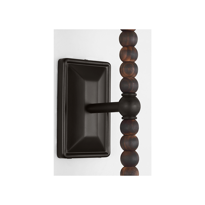 Fiona One Light Wall Sconce Aged Iron
