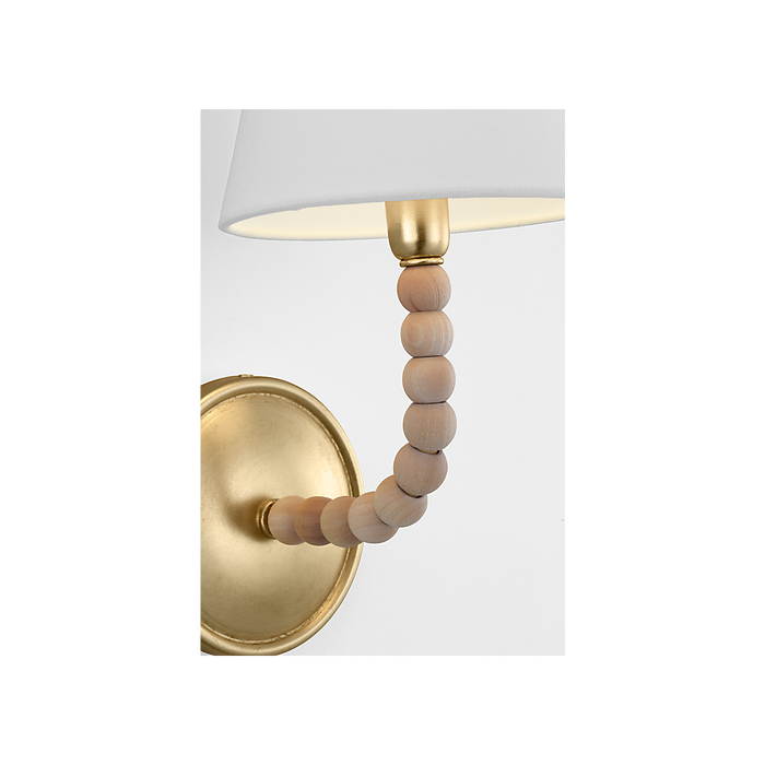 Fiona One Light Wall Sconce Gild
