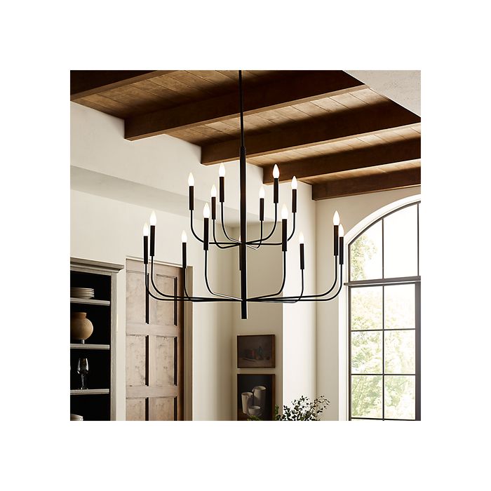 Brianna 15 Light Chandelier Aged Iron