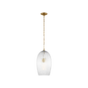 Serafina One Light Pendant Burnished Brass | Burnished Brass