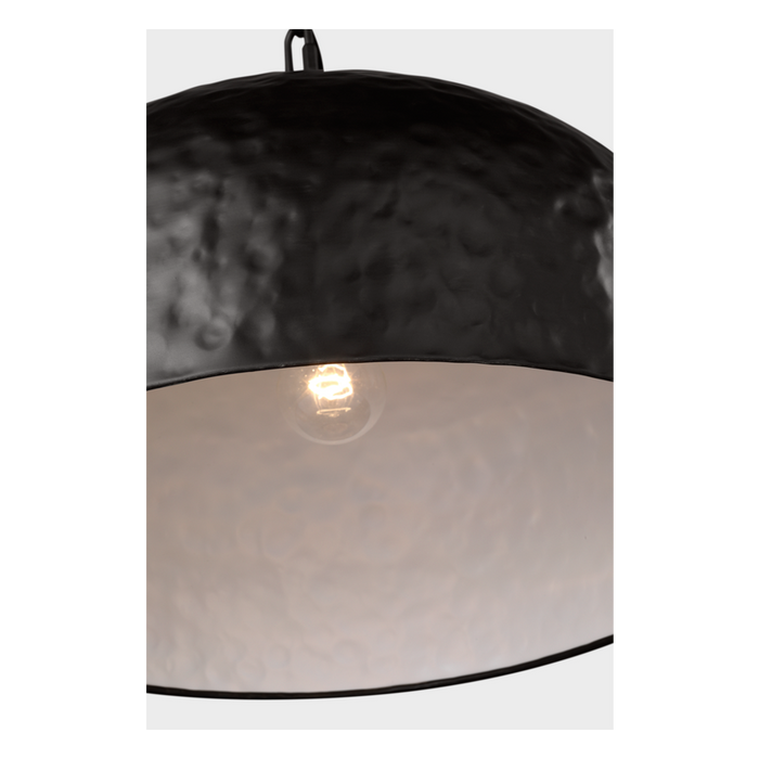 Buckner One Light Pendant Aged Iron-Pendants-Visual Comfort Studio-Lighting Design Store