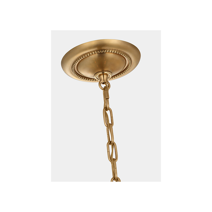 Jacqueline LED Chandelier Hand-Rubbed Antique Brass