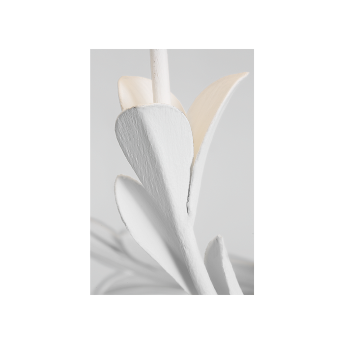 Provenz LED Chandelier Plaster White