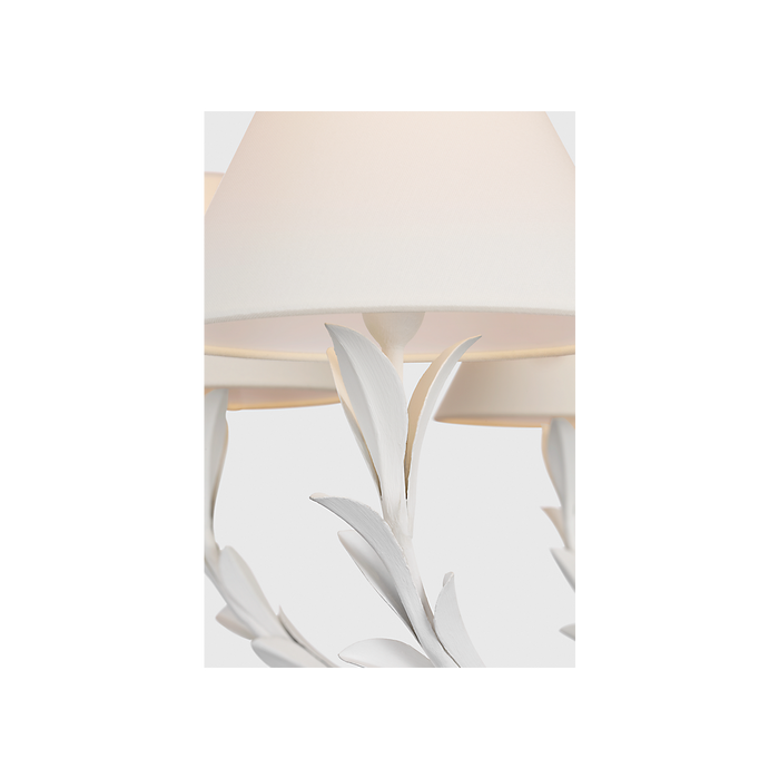 Provenz LED Chandelier Plaster White