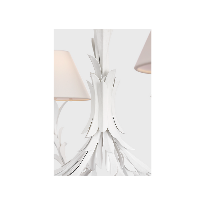 Provenz LED Chandelier Plaster White