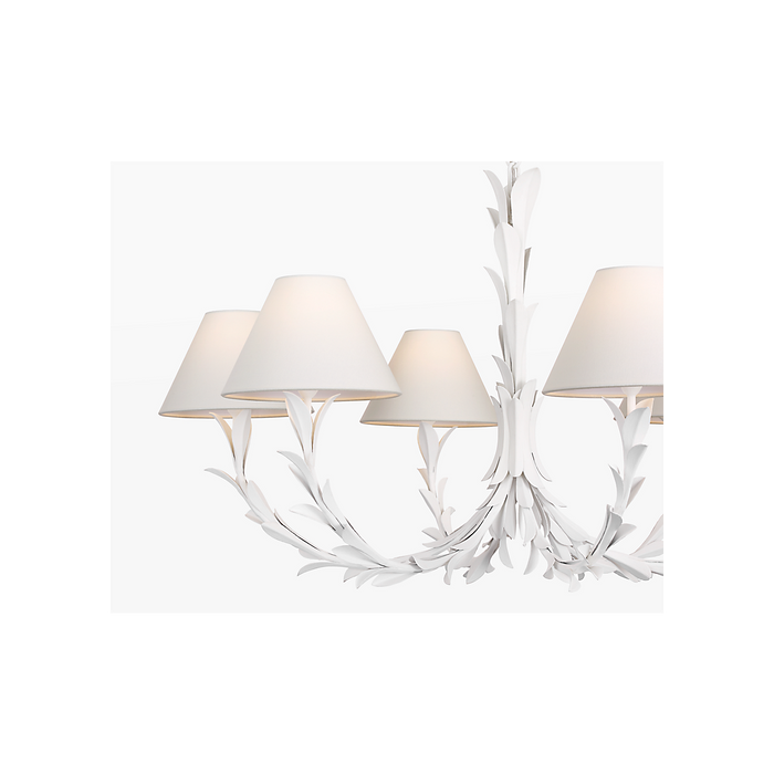 Provenz LED Chandelier Plaster White